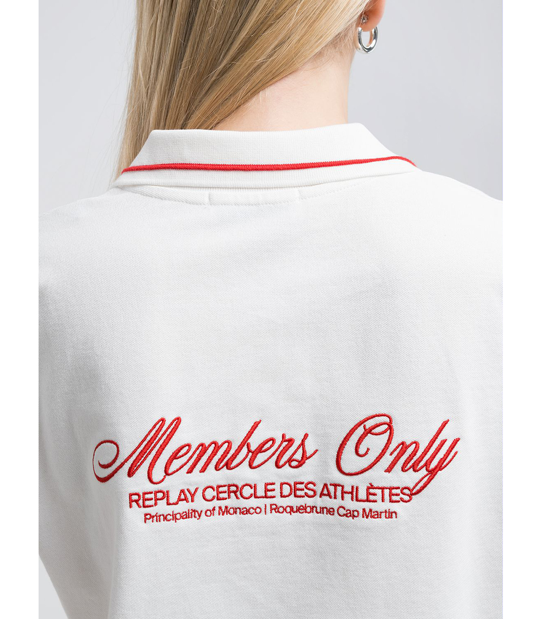 モンテカルロカントリークラブコレクションクロップドポロシャツ 詳細画像 オフホワイト 6